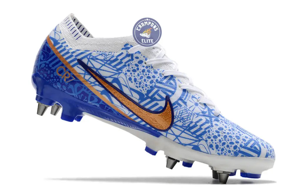 Image of Air Zoom Mercurial Vapor 15 Anticlog SG-PRO CR7 Personal Edition - Blanc/Cuivré/Bleu