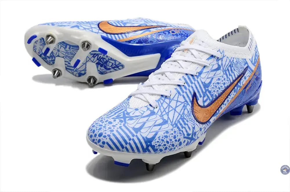 Image of Air Zoom Mercurial Vapor 15 Anticlog SG-PRO CR7 Personal Edition - Blanc/Cuivré/Bleu