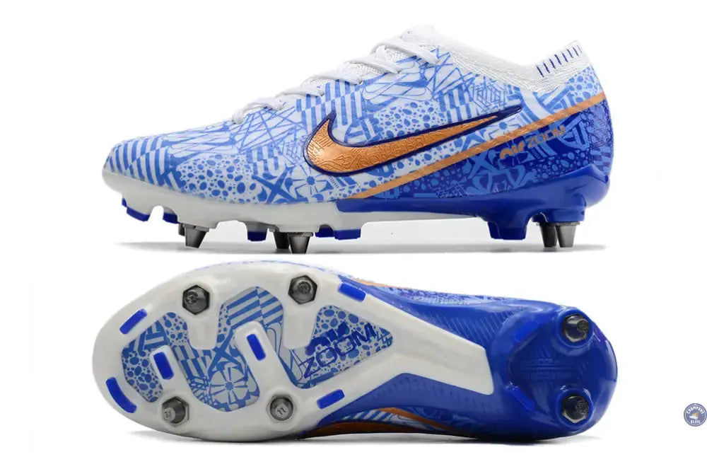 Image of Air Zoom Mercurial Vapor 15 Anticlog SG-PRO CR7 Personal Edition - Blanc/Cuivré/Bleu