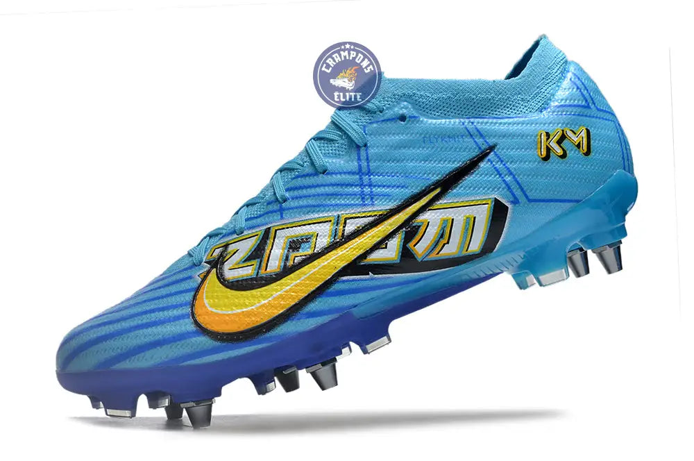 Image of Air Zoom Mercurial Vapor 15 SG Mbappé Personal Edition - Bleu/Blanc