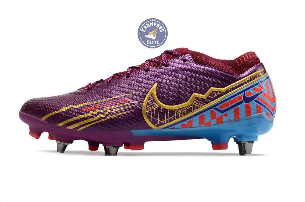 Air Zoom Mercurial Vapor 15 SG Mbappé Personal Edition - Bordeaux/Doré