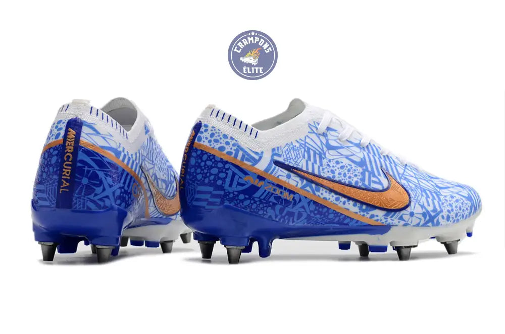 Image of Air Zoom Mercurial Vapor 15 SG-PRO CR7 Personal Edition - Blanc/Cuivré/Bleu