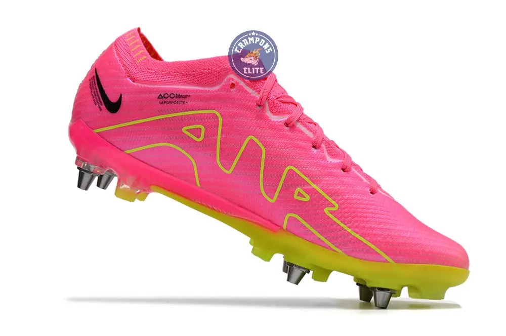 Image of Air Zoom Mercurial Vapor 15 SG-PRO Luminous - Rose/Jaune Fluo/Gris