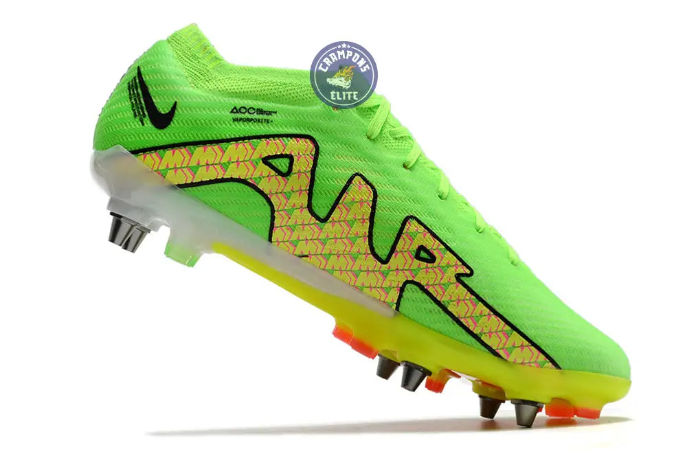 Air Zoom Mercurial Vapor 15 SG - Vert/Jaune/Noir/Orange