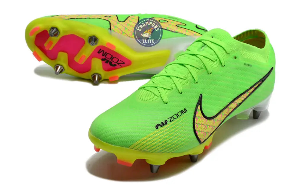 Air Zoom Mercurial Vapor 15 SG - Vert/Jaune/Noir/Orange