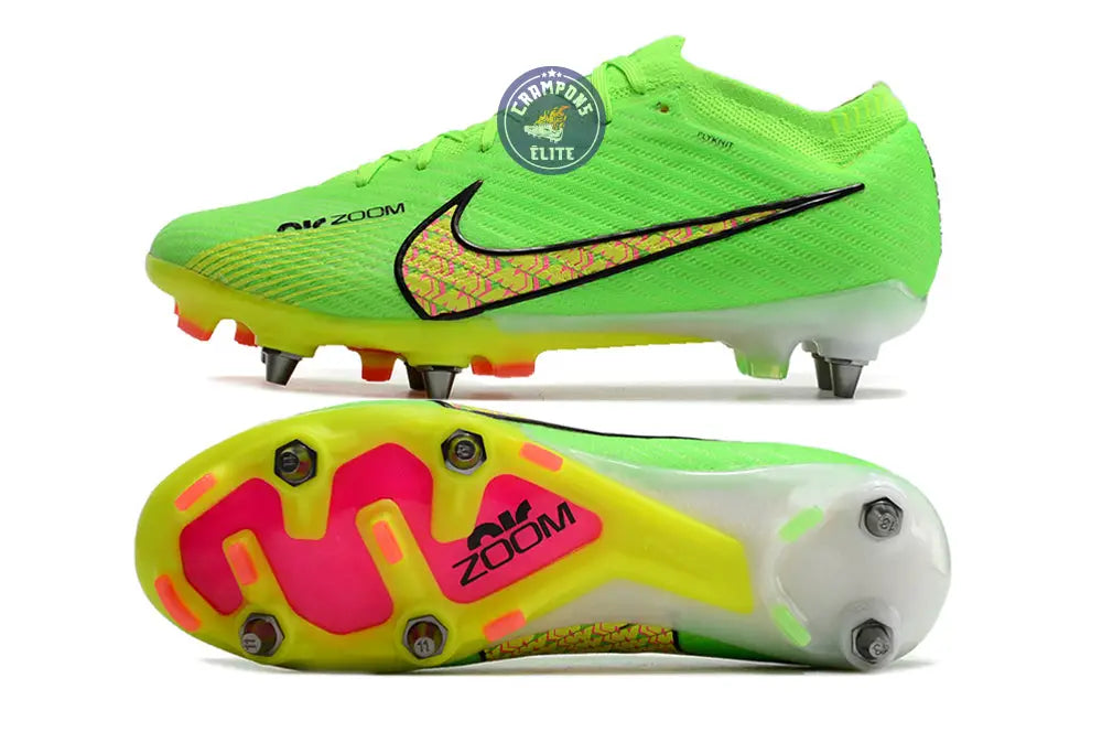 Air Zoom Mercurial Vapor 15 SG - Vert/Jaune/Noir/Orange