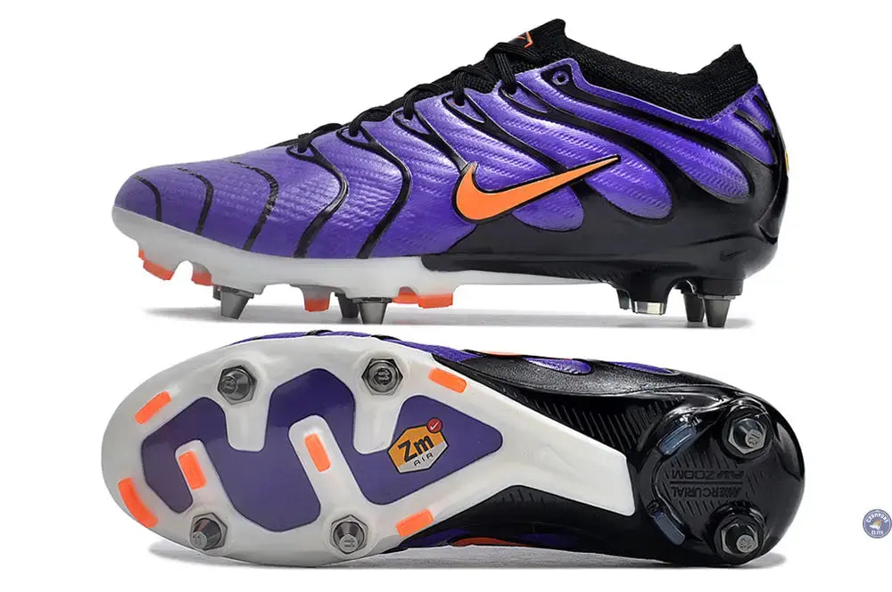 Image of Air Zoom Mercurial Vapor 15 X Air Max Plus Pro Anticlog SG - Voltage Purple/Orange