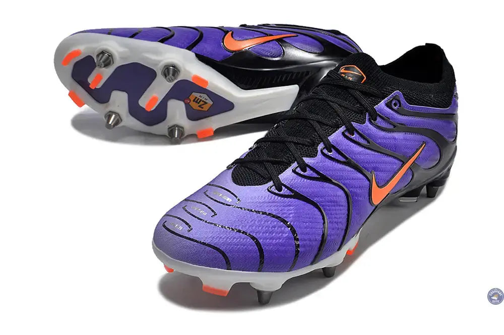 Image of Air Zoom Mercurial Vapor 15 X Air Max Plus Pro SG - Voltage Purple/Orange