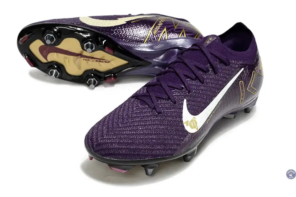 Image of Air Zoom Mercurial Vapor 16 SG Mbappé Personal Edition - Violet/Blanc
