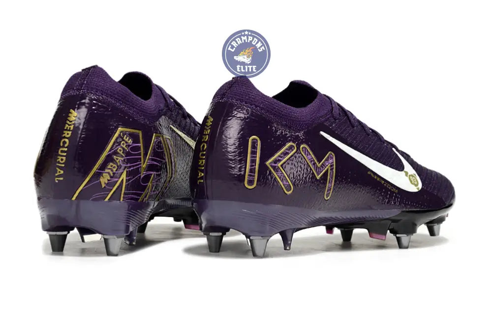 Image of Air Zoom Mercurial Vapor 16 SG Mbappé Personal Edition - Violet/Blanc