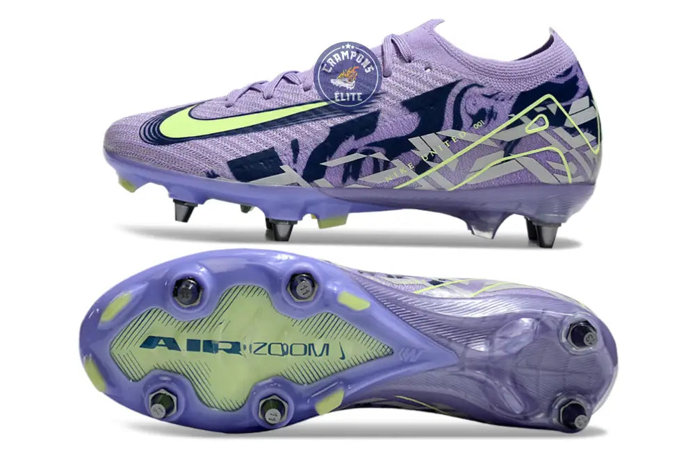 Image of Air Zoom Mercurial Vapor 16 SG United - Purple Agate/Jaune Fluo