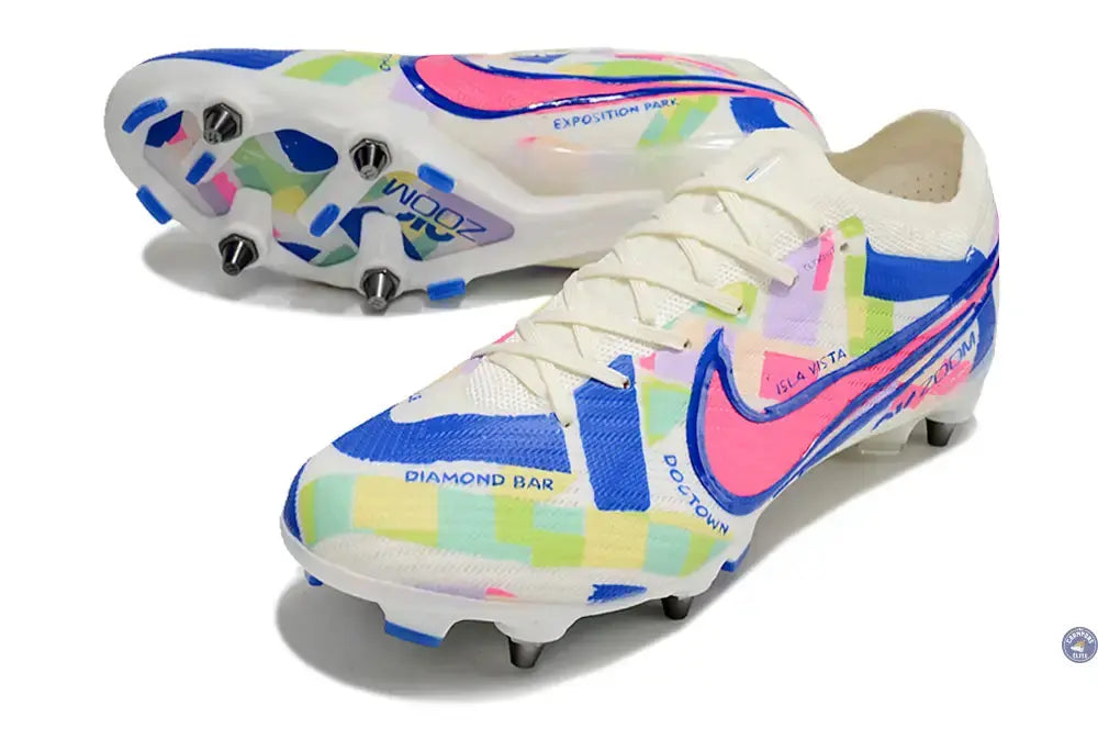 Image of Air Zoom Vapor 15 SG Socal Pack - Blanc/Rose/Bleu/Vert/Jaune