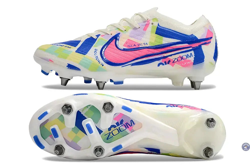 Image of Air Zoom Vapor 15 SG Socal Pack - Blanc/Rose/Bleu/Vert/Jaune