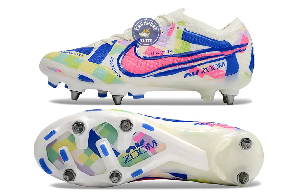 Image of Air Zoom Vapor 15 SG Socal Pack - Blanc/Rose/Bleu/Vert/Jaune