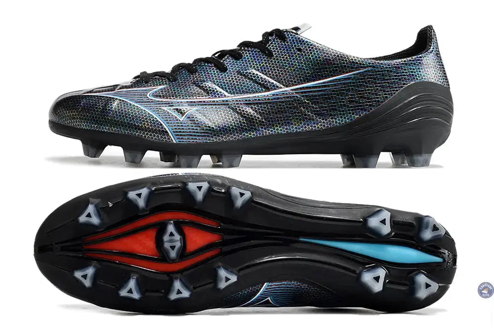 Image of Alpha Elite FG/AG Black Pack - Noir/Rouge/Bleu