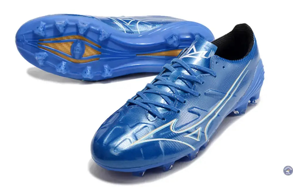 Image of Alpha Elite FG/AG Mugen - Bleu/Blanc/Doré
