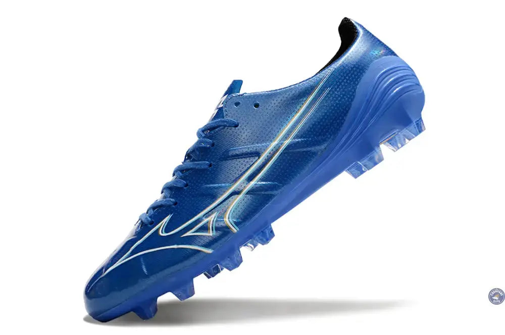 Image of Alpha Elite FG/AG Mugen - Bleu/Blanc/Doré
