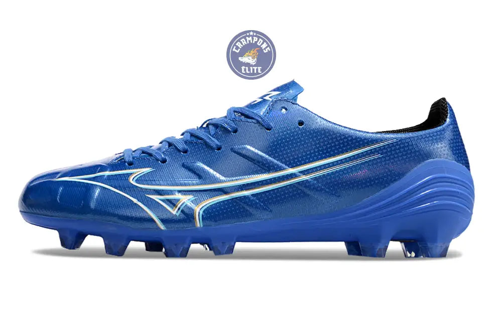 Image of Alpha Elite FG/AG Mugen - Bleu/Blanc/Doré