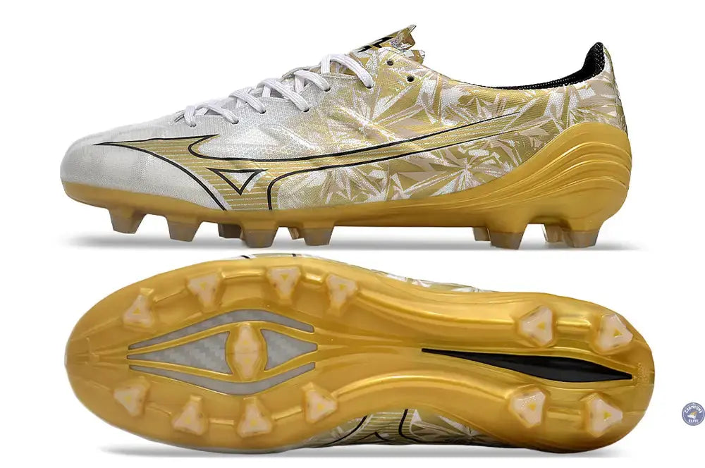 Alpha Elite FG/AG Prism Gold - Blanc/Doré/Noir
