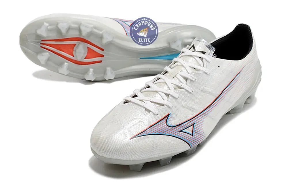 Alpha Elite FG/AG Shining - Blanc/Rouge