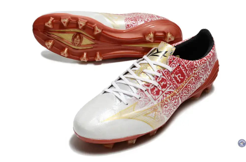 Image of Alpha Made in Japan FG/AG Sergio Ramos 4 Vol. lll - Blanc/Doré/Rouge ÉDITION LIMITÉE