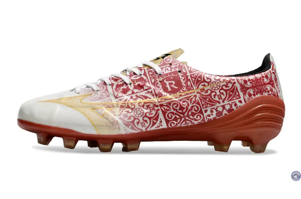 Alpha Made in Japan FG/AG Sergio Ramos 4 Vol. lll - Blanc/Doré/Rouge ÉDITION LIMITÉE