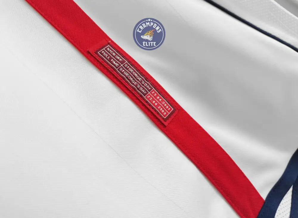 Image of Angleterre 2002 Domicile à manches longues