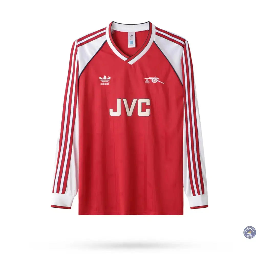 Arsenal 1988/89 Domicile à manches longues