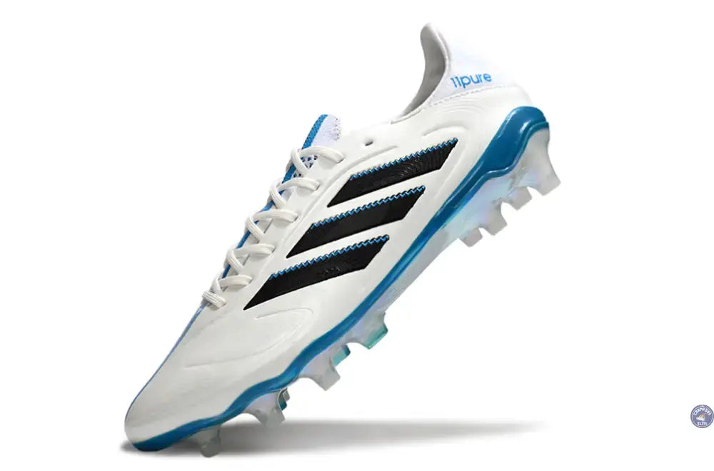 Copa 11Pure FG - Blanc/Noir/Bleu ÉDITION LIMITÉE