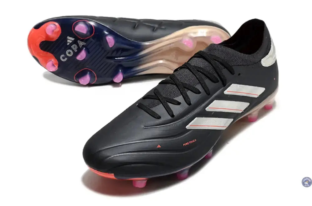 Image of Copa Pure 2 FG Vivid Horizon - Noir/Argenté Rouge