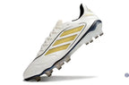Copa Pure 3 Elite FG Luxe Control Teaser - Blanc/Matte Gold/Noir ÉDITION LIMITÉE