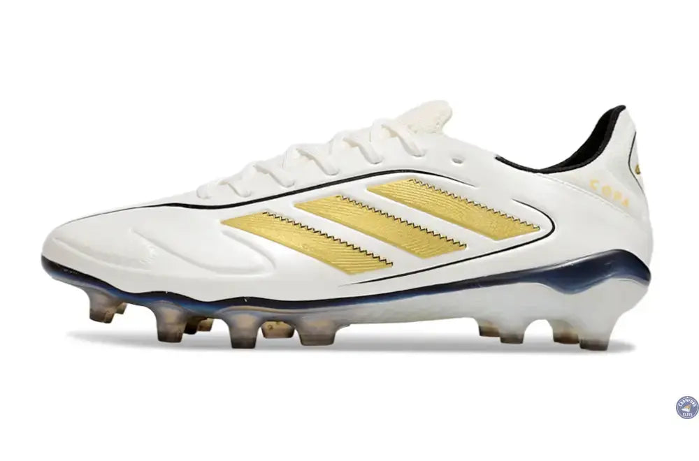 Copa Pure 3 Elite FG Luxe Control Teaser - Blanc/Matte Gold/Noir ÉDITION LIMITÉE