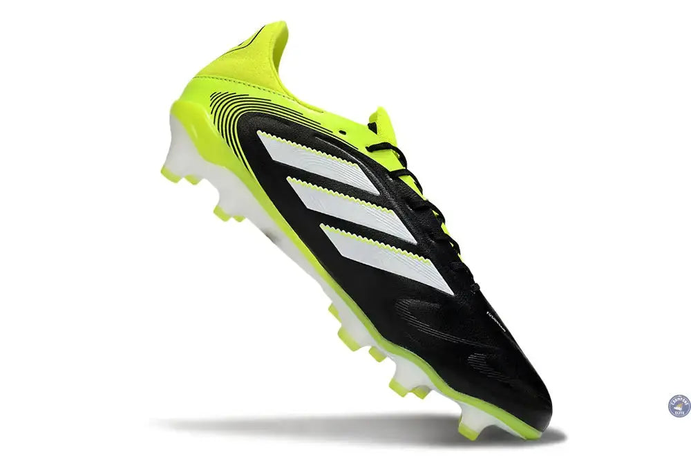 Image of Copa Pure 3 Elite FG - Noir/Jaune Fluo/Blanc