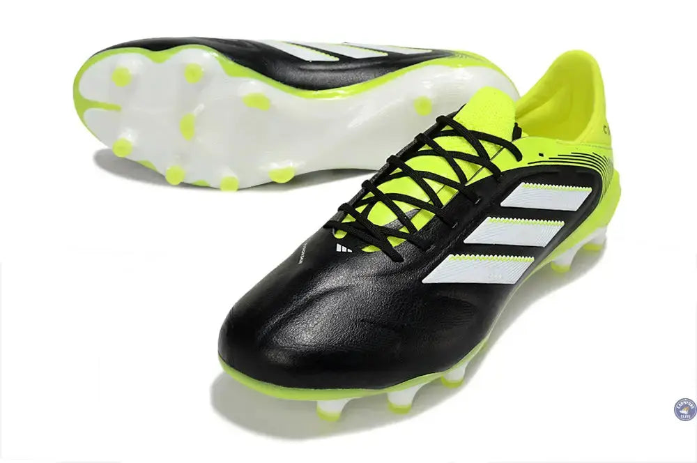 Image of Copa Pure 3 Elite FG - Noir/Jaune Fluo/Blanc