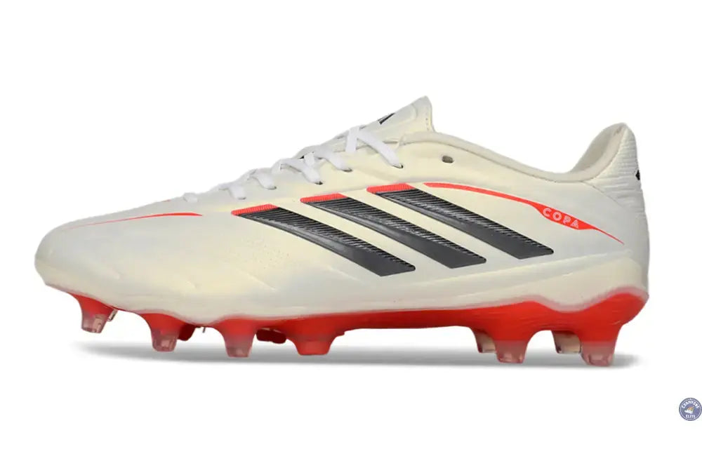 Image of COPA PURE ELITE 4 FG BORN FOR GOALS - BLANC/ARGENTÉ/NOIR/LUCID RED