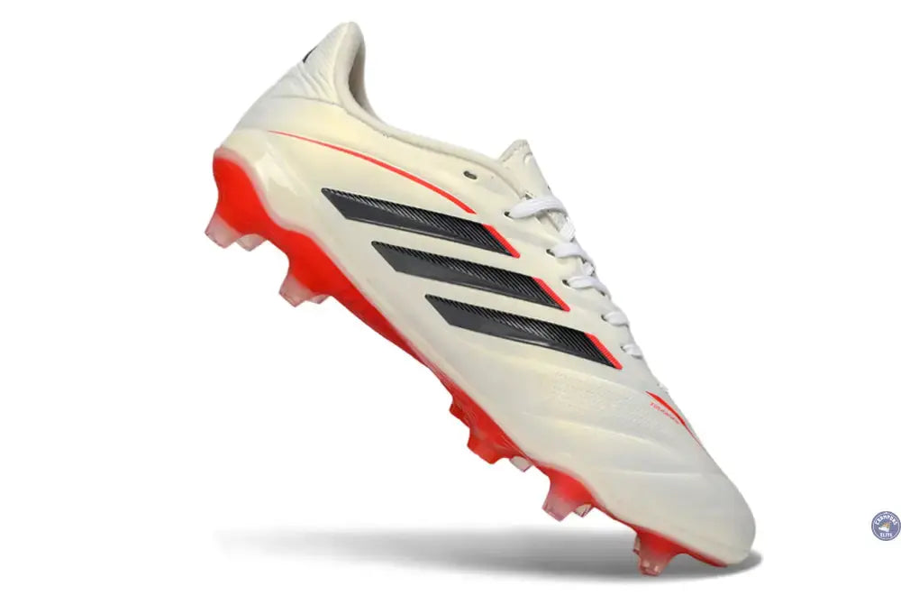 Image of COPA PURE ELITE 4 FG BORN FOR GOALS - BLANC/ARGENTÉ/NOIR/LUCID RED