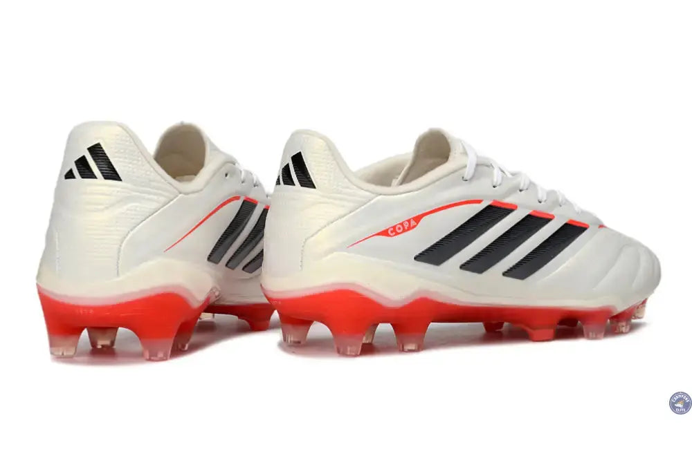 Image of COPA PURE ELITE 4 FG BORN FOR GOALS - BLANC/ARGENTÉ/NOIR/LUCID RED