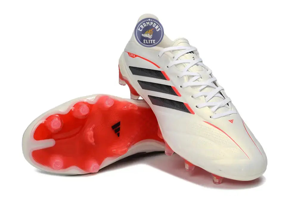 COPA PURE ELITE 4 FG BORN FOR GOALS - BLANC/ARGENTÉ/NOIR/LUCID RED