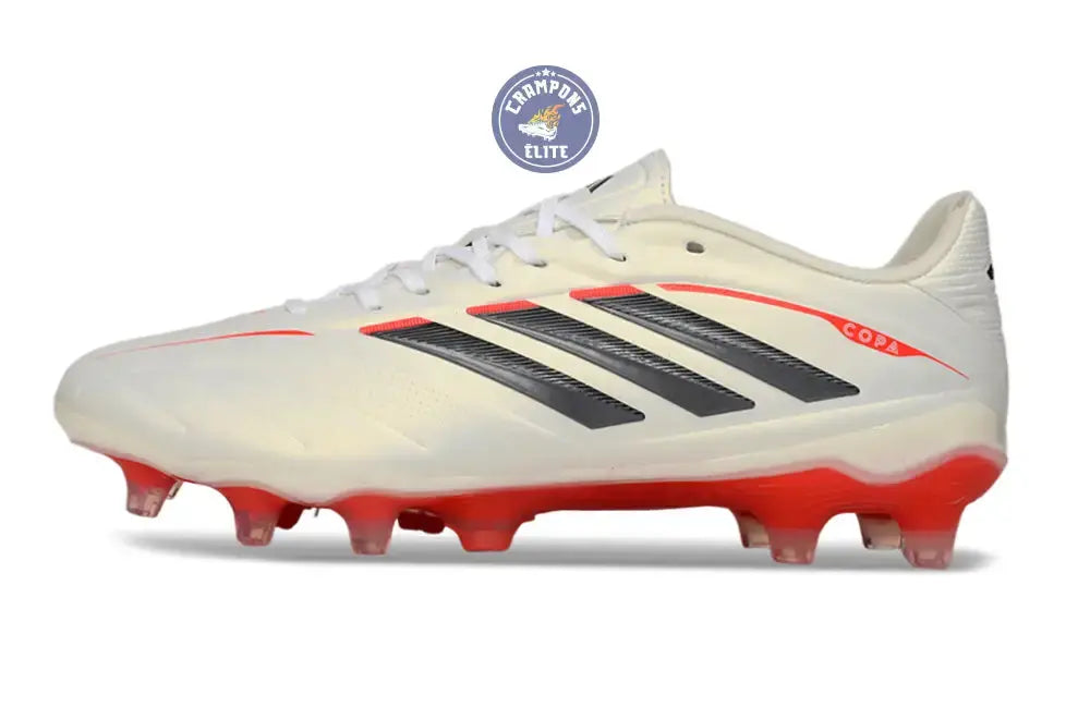 COPA PURE ELITE 4 FG BORN FOR GOALS - BLANC/ARGENTÉ/NOIR/LUCID RED