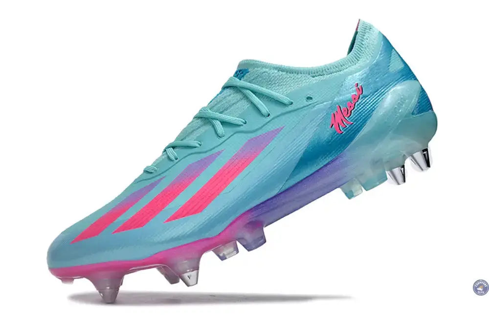 Crazyfast Messi.1 SG Bienvenido a Miami - Flash Aqua/Lucid Pink/Lucid Cyan ÉDITION LIMITÉE