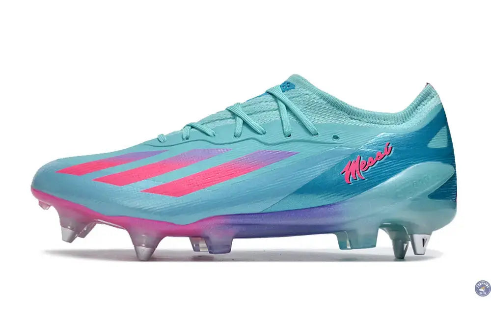 Crazyfast Messi.1 SG Bienvenido a Miami - Flash Aqua/Lucid Pink/Lucid Cyan ÉDITION LIMITÉE