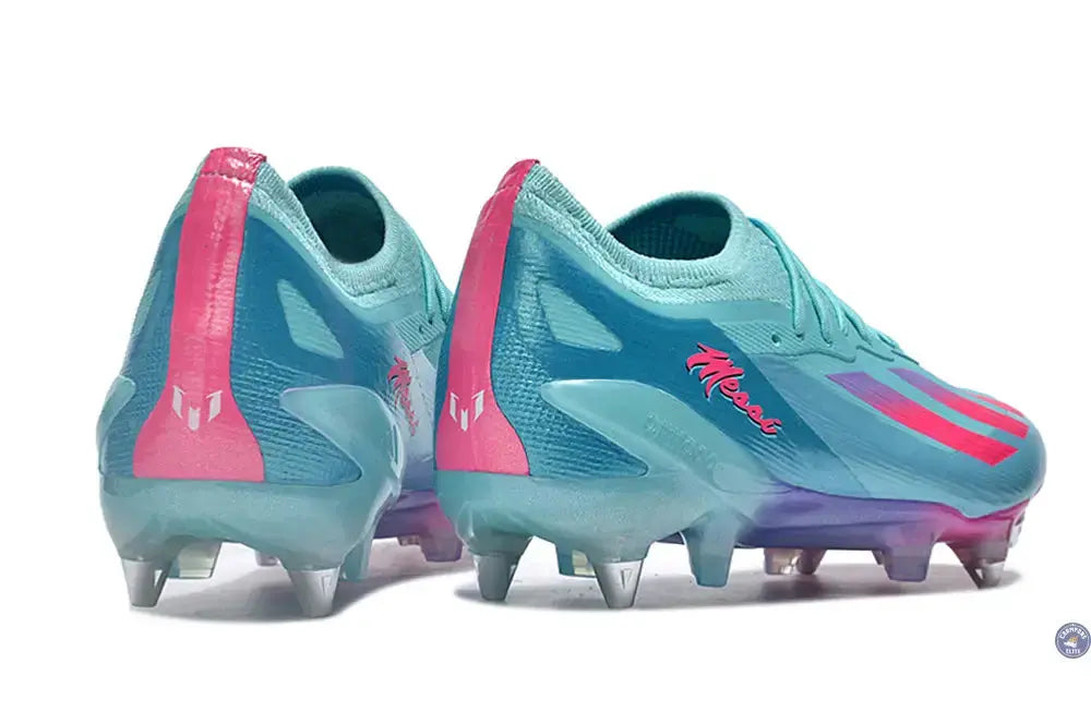 Crazyfast Messi.1 SG Bienvenido a Miami - Flash Aqua/Lucid Pink/Lucid Cyan ÉDITION LIMITÉE