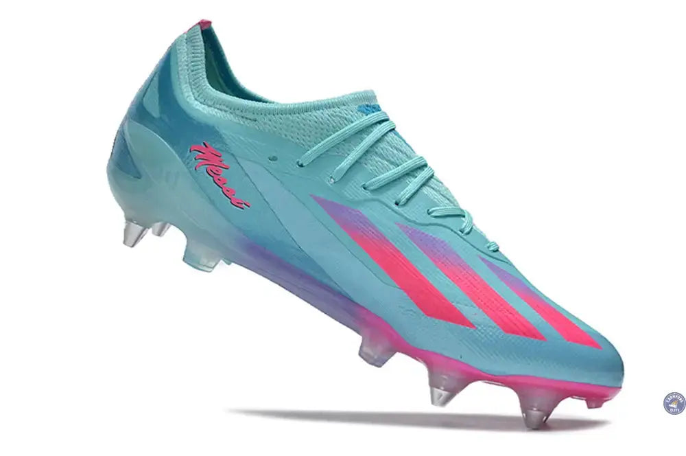 Crazyfast Messi.1 SG Bienvenido a Miami - Flash Aqua/Lucid Pink/Lucid Cyan ÉDITION LIMITÉE