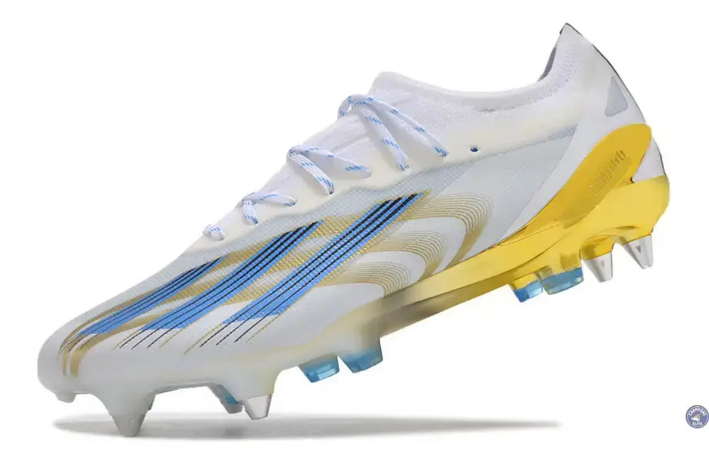Crazyfast Messi.1 SG Las Estrellas - Blanc/Bleu/Doré ÉDITION LIMITÉE