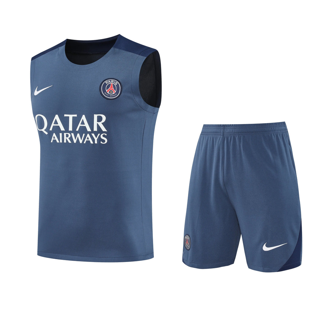 Ensemble Débardeur + Short PSG Gris 2026/2027