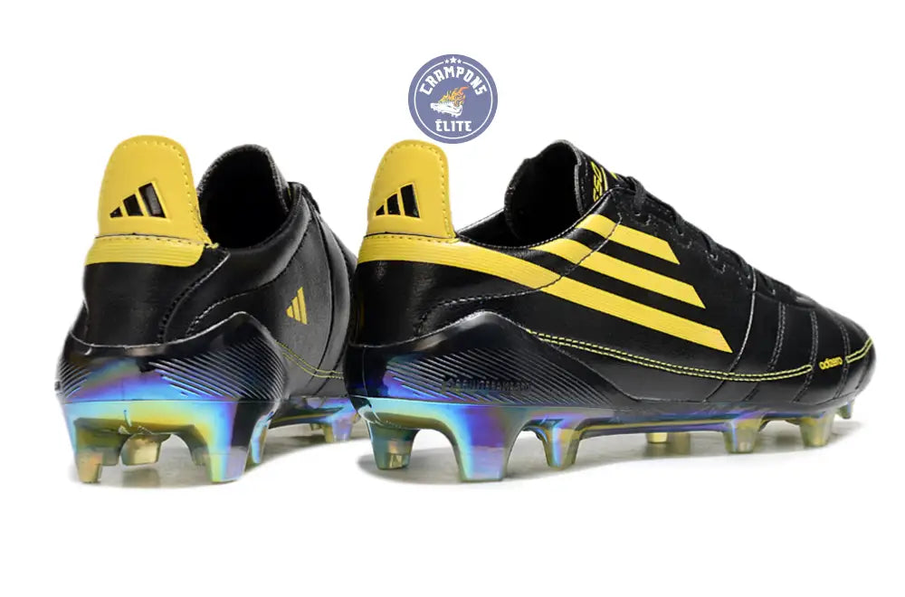 Image of F50 ELITE ADIZERO 2010 FG REMAKE - NOIR/JAUNE ÉDITION LIMITÉE