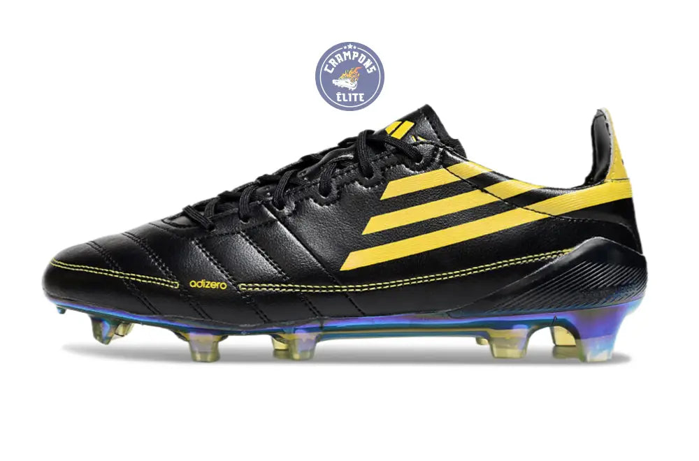 Image of F50 ELITE ADIZERO 2010 FG REMAKE - NOIR/JAUNE ÉDITION LIMITÉE