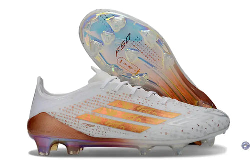F50 ELITE FG x MOHAMED SALAH AFCON - BLANC/BRONZE ÉDITION LIMITÉE