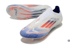F50 Elite Laceless FG Advancement - Blanc/Rouge/Bleu