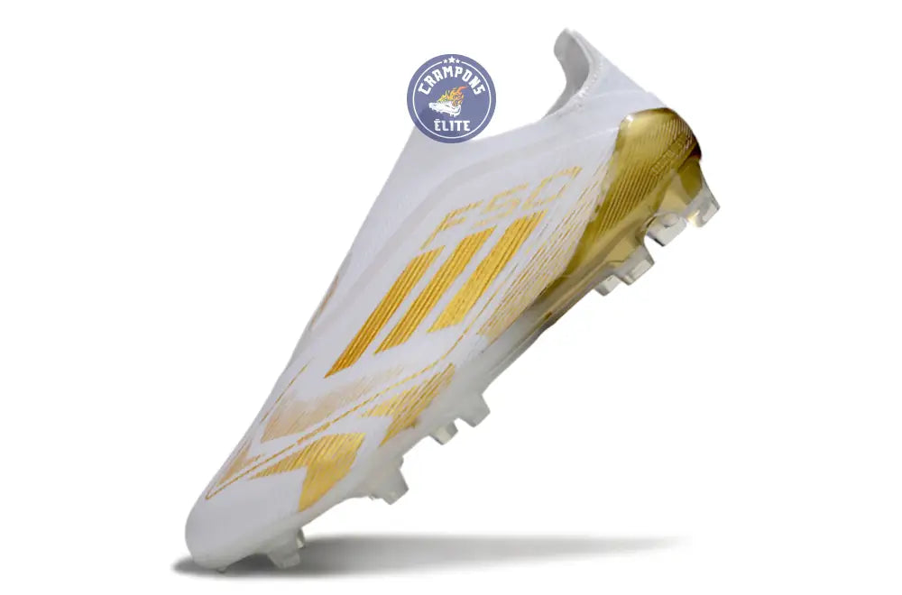 Image of F50 Elite Laceless FG - Blanc/Doré
